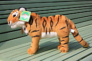 реалистичная мягкая игрушка тигр стоячий