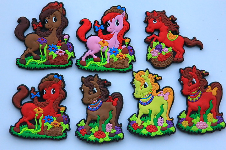 Магнит резиновый Лошадка